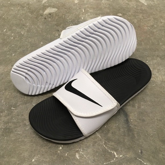 NIKE KAWA ADJUSTABLE FLIP-FLOPS SANDALS SWOOSH NIKE KAWA ADJUSTABLE FLIP-FLOPS SANDALS SWOOSH